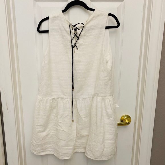 FRNCH Sleeveless Embroidered Dress Medium - Picture 4 of 5